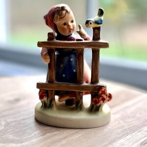 Vintage 1948 Hummel Figure, “Signs of Spring.” Collectible- retired in 1990-EUC